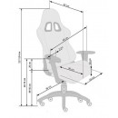 Кресло компьютерное HALMAR DRAKE черный/серый